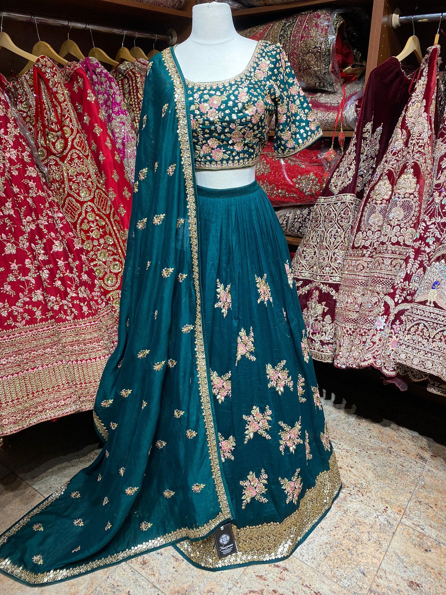 Mehandi Green New Era Party Wear Collection PWL-438