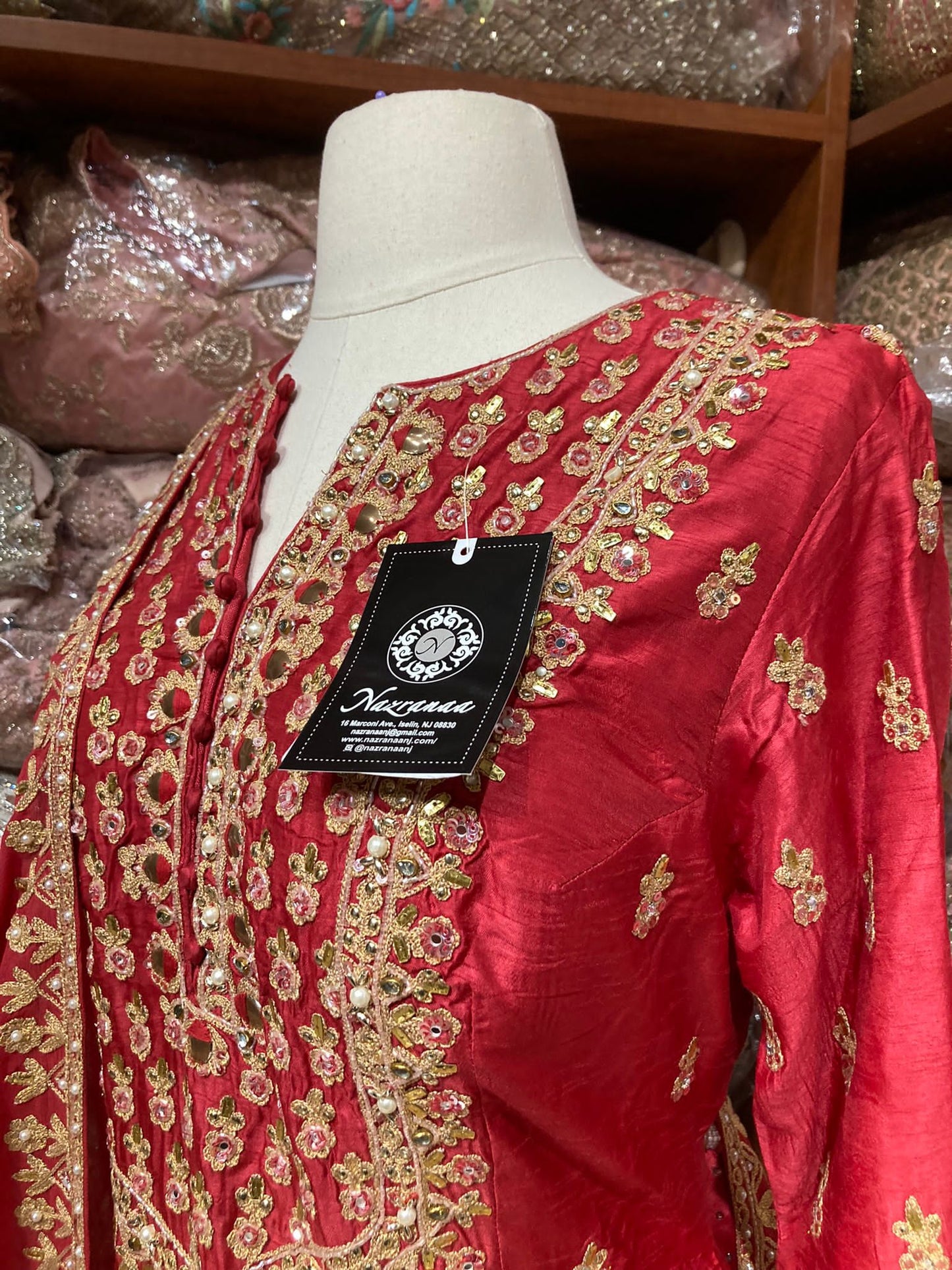 Ruby Red Party Wear Suit Collection PWS-201