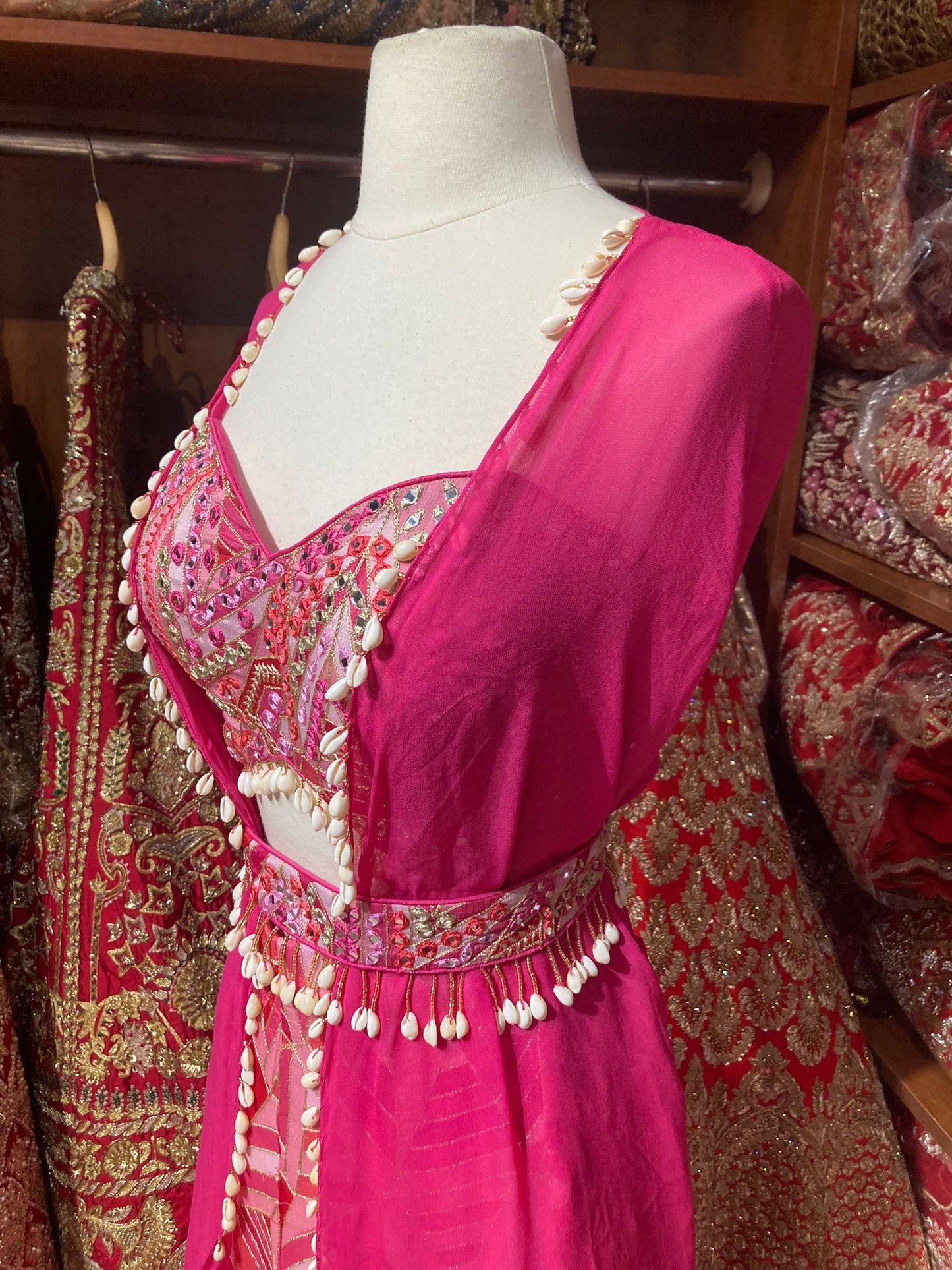 Persian Pink Party Wear Suit Collection PWS-111