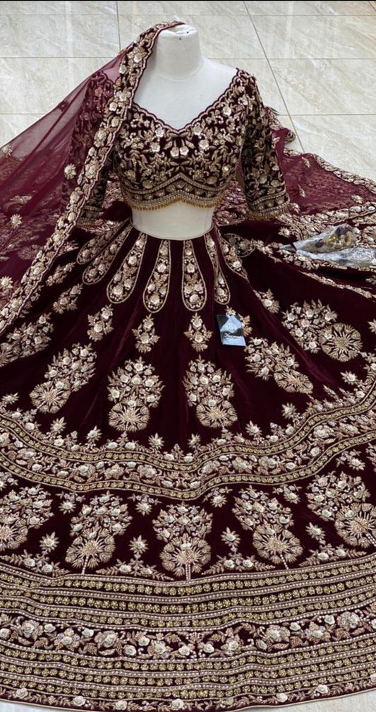 Rosewood Red Persian Bridal Collection -39