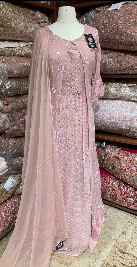Pink Anarkali PWA-157