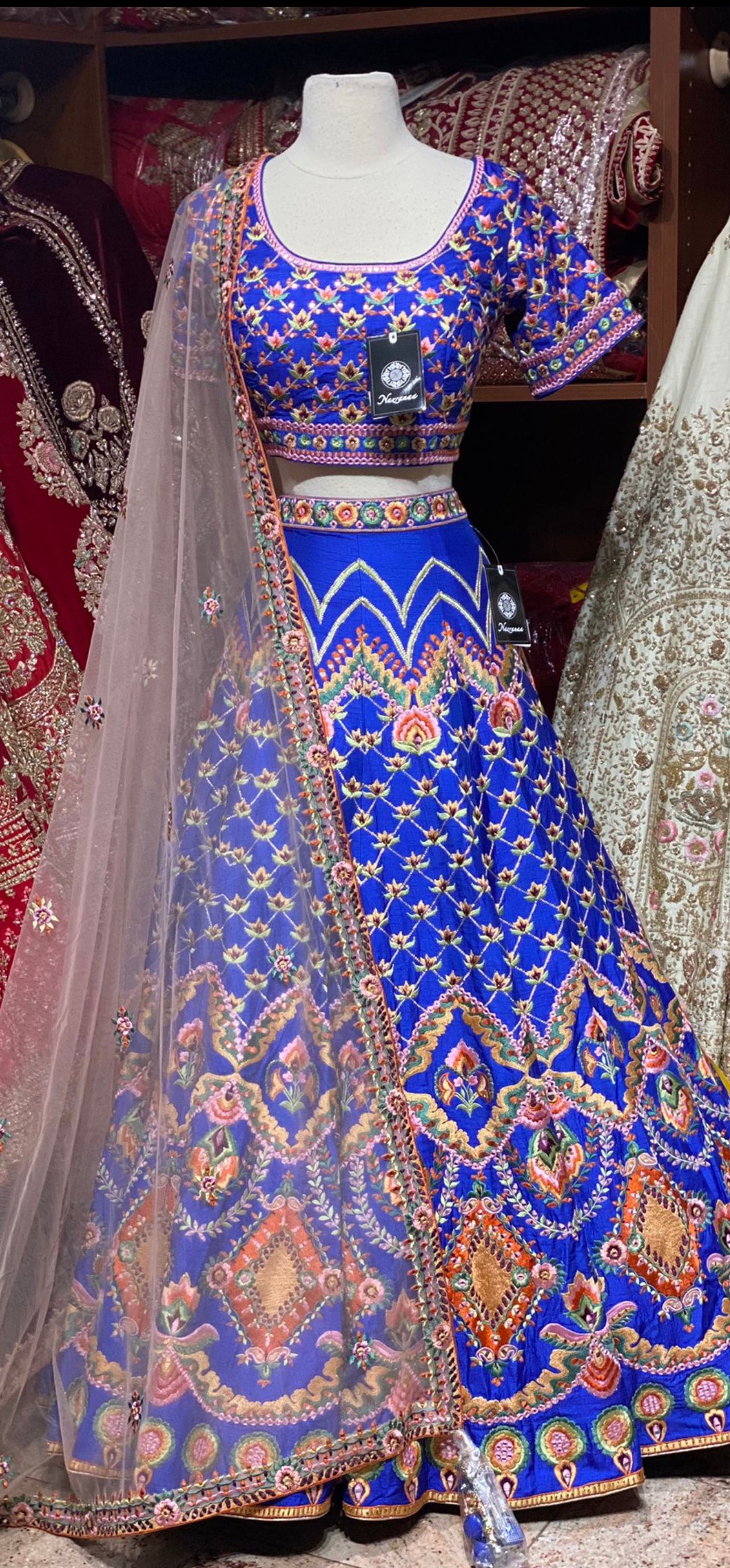 Royal Blue Unmissable Rangaadi Party Wear Collection PWC-050