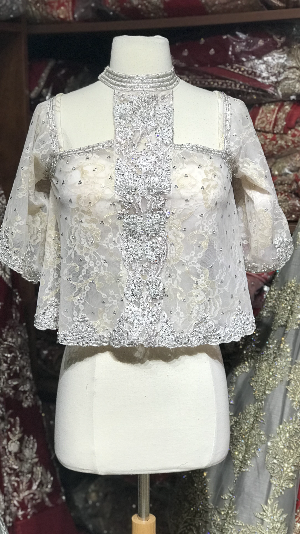 Ivory Size 38 Blouse