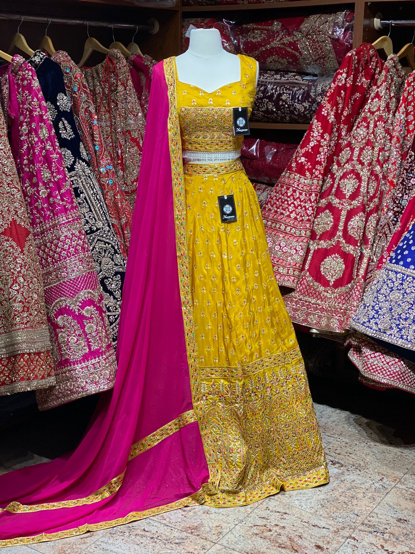 Mustard Yellow New Era Party Wear Collection PWL-242