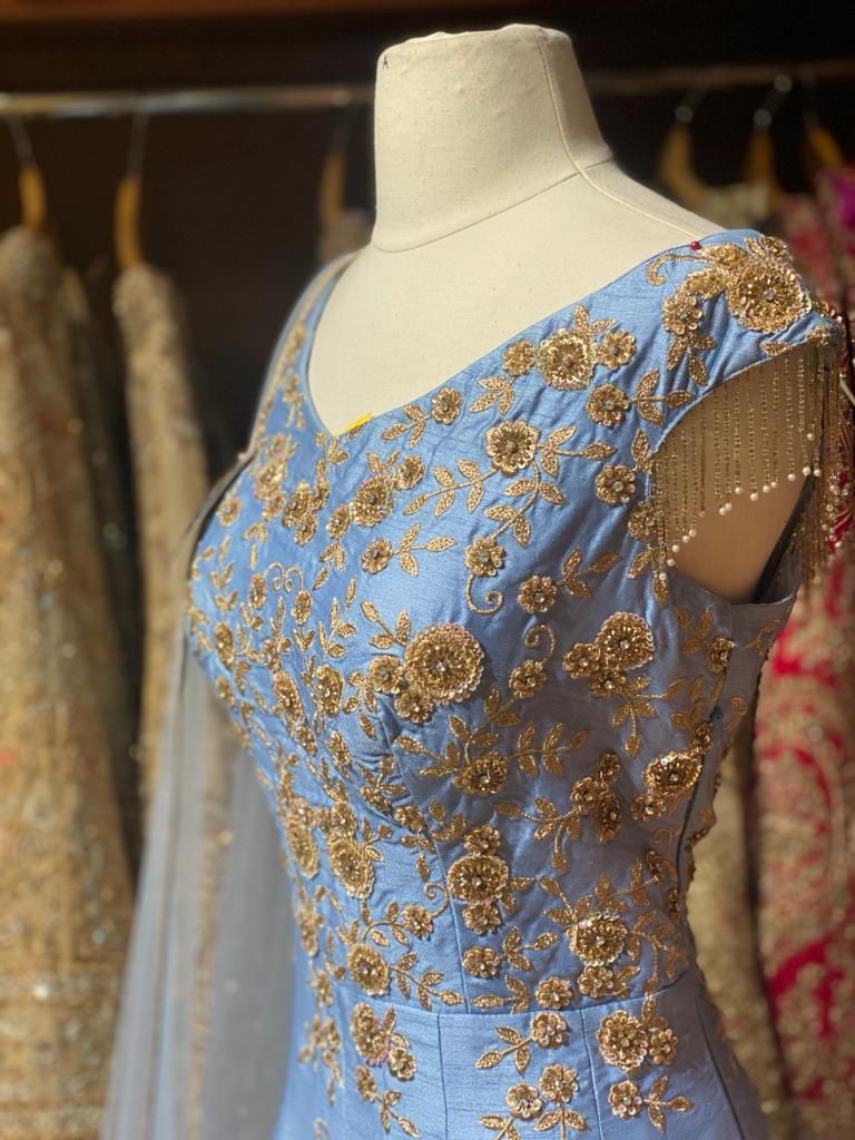 Maya Blue Size 38 Anarkali