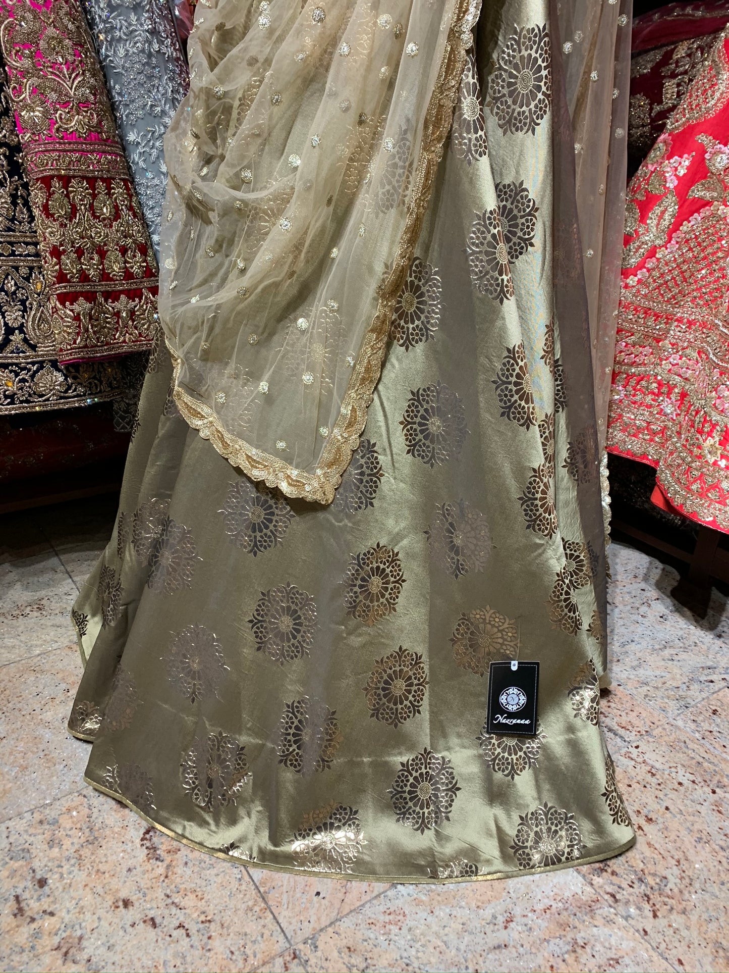 Gold Size 38 Anarkali