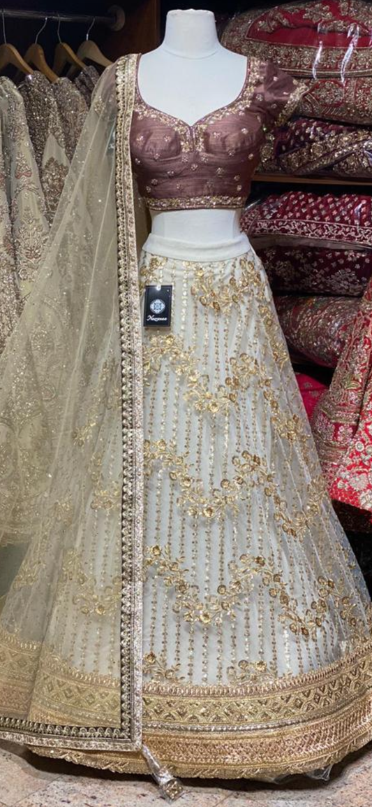 Ivory Party Wear Lehenga PWL- 035