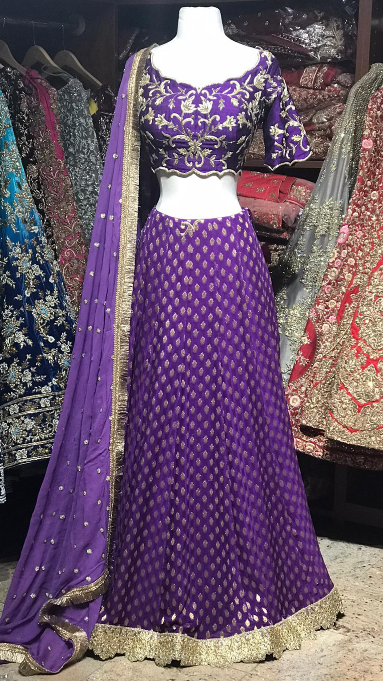 The Purple Petunia  Lehenga-PW39