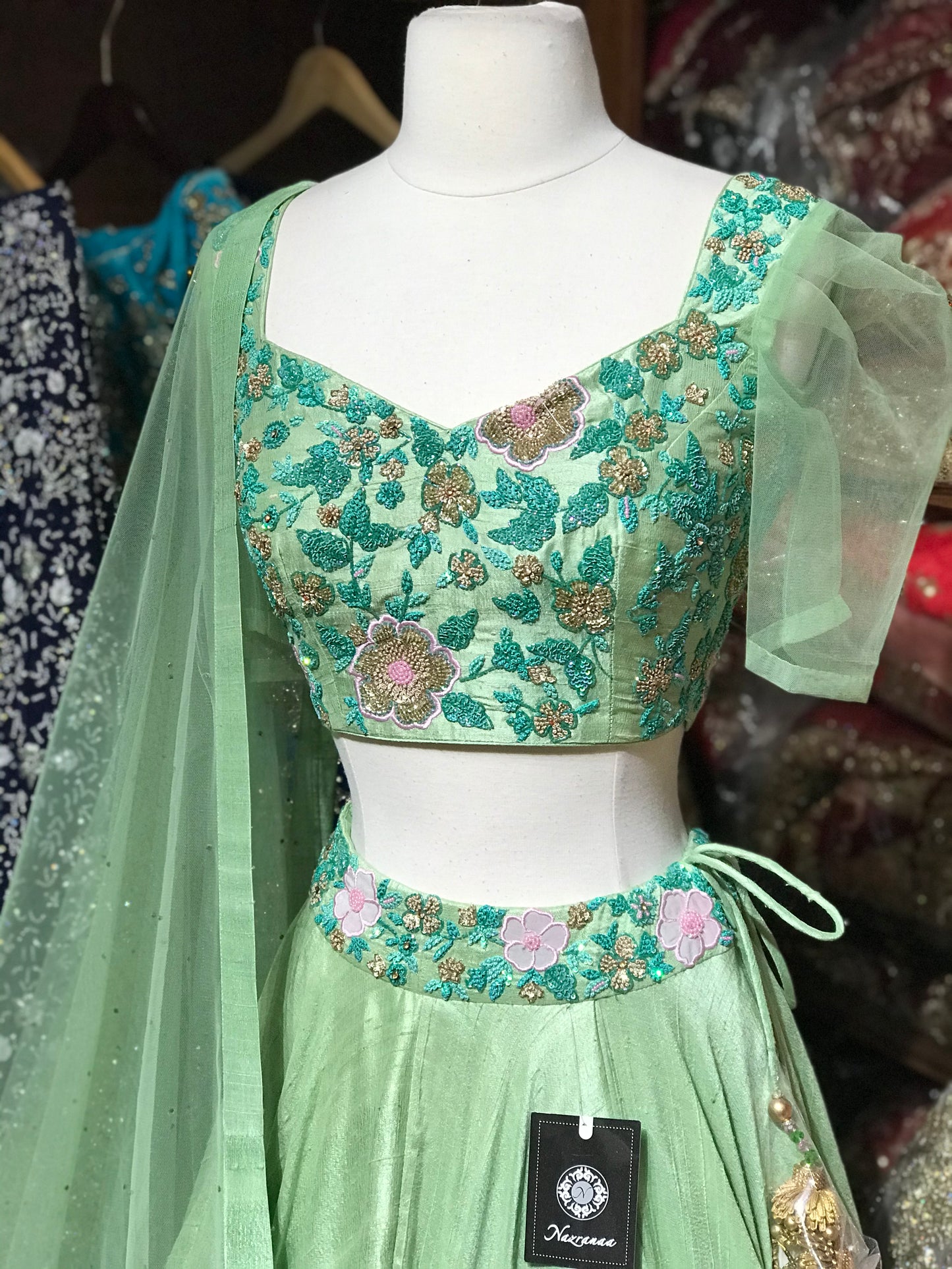 The Rose in the Garden Lehenga-PW13