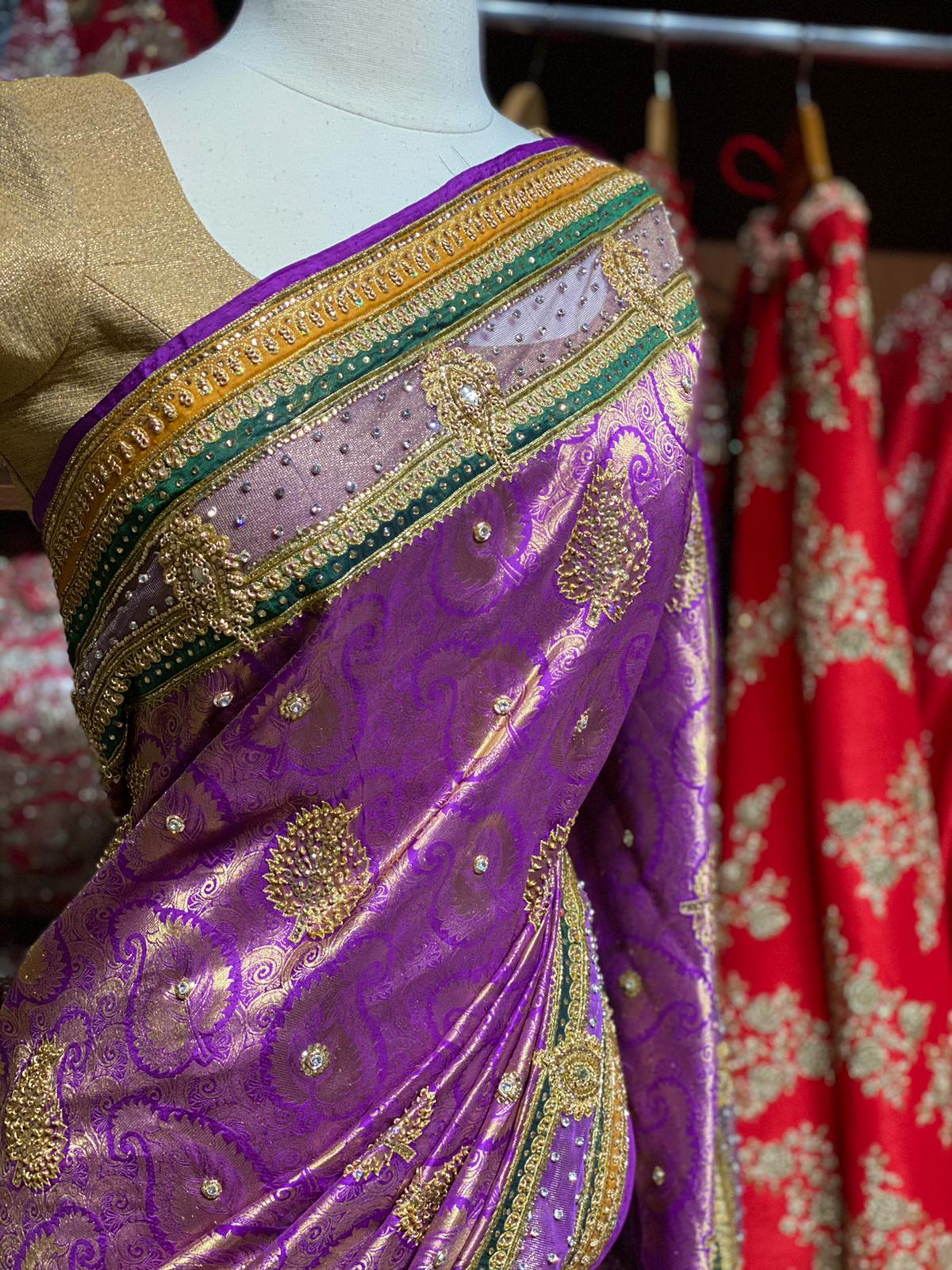 Pure Silk Kanjeevaram Manthrakodi