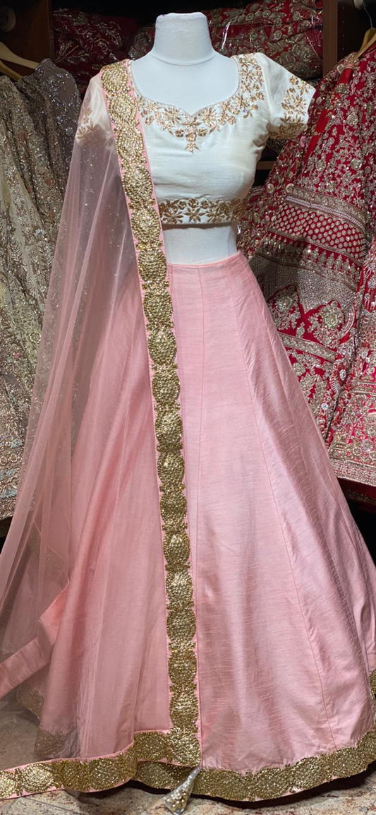 Dusky Peach Bridesmaids Lehenga BML-011