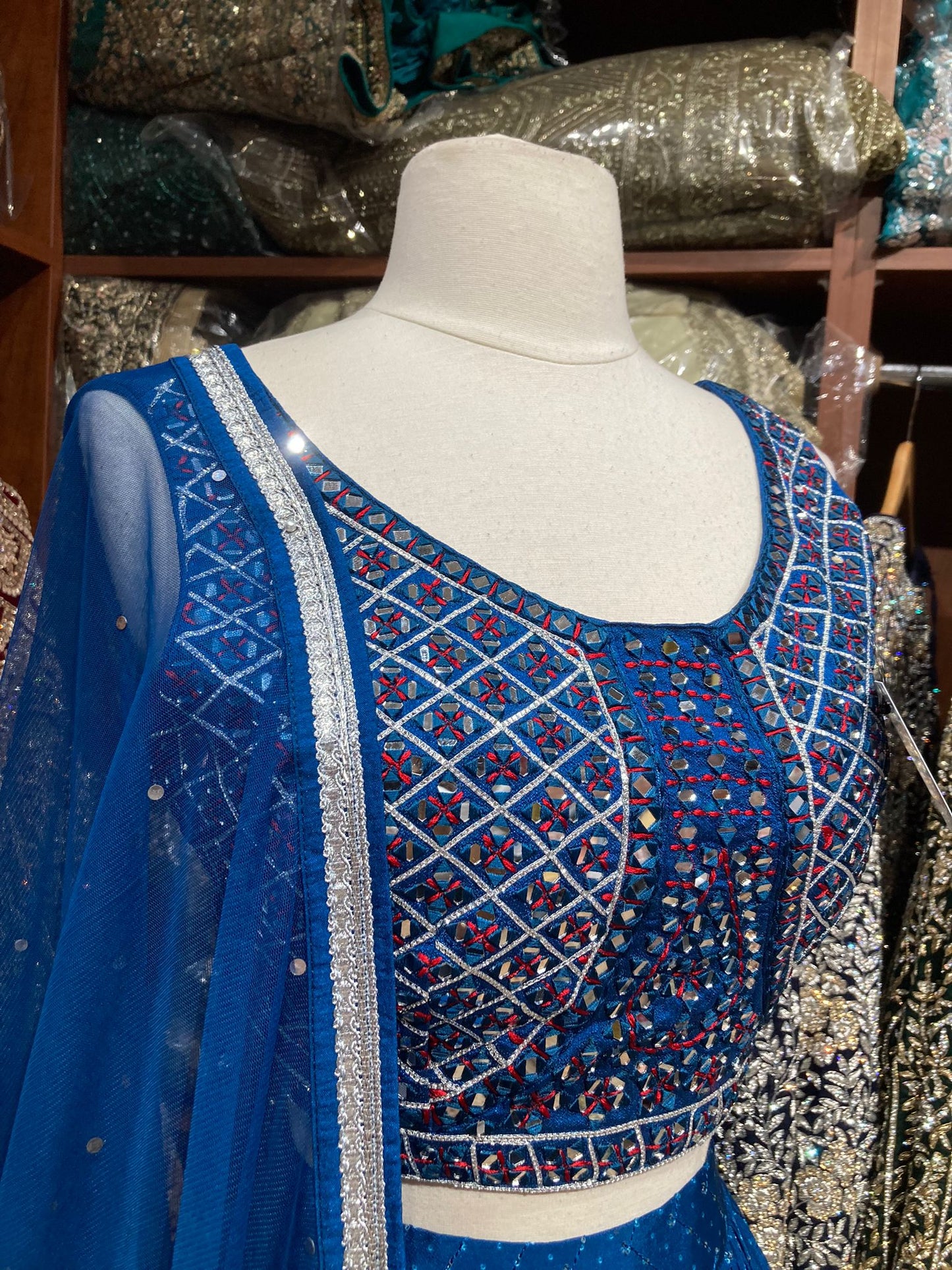 Royal Blue New Era Party Wear Collection PWL-563