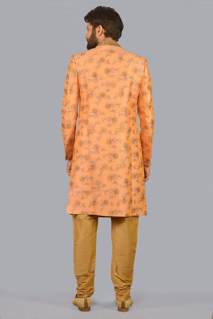 Salmon Peach Sherwani Collection