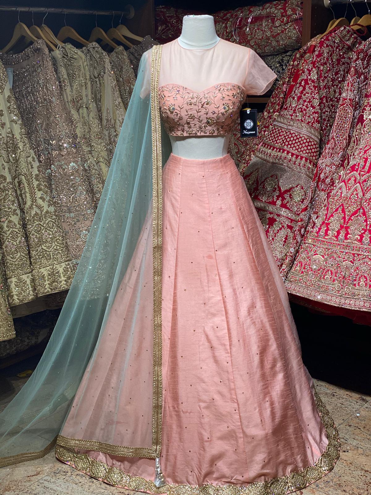 Petal Pink bridesmaids Lehenga BML-009