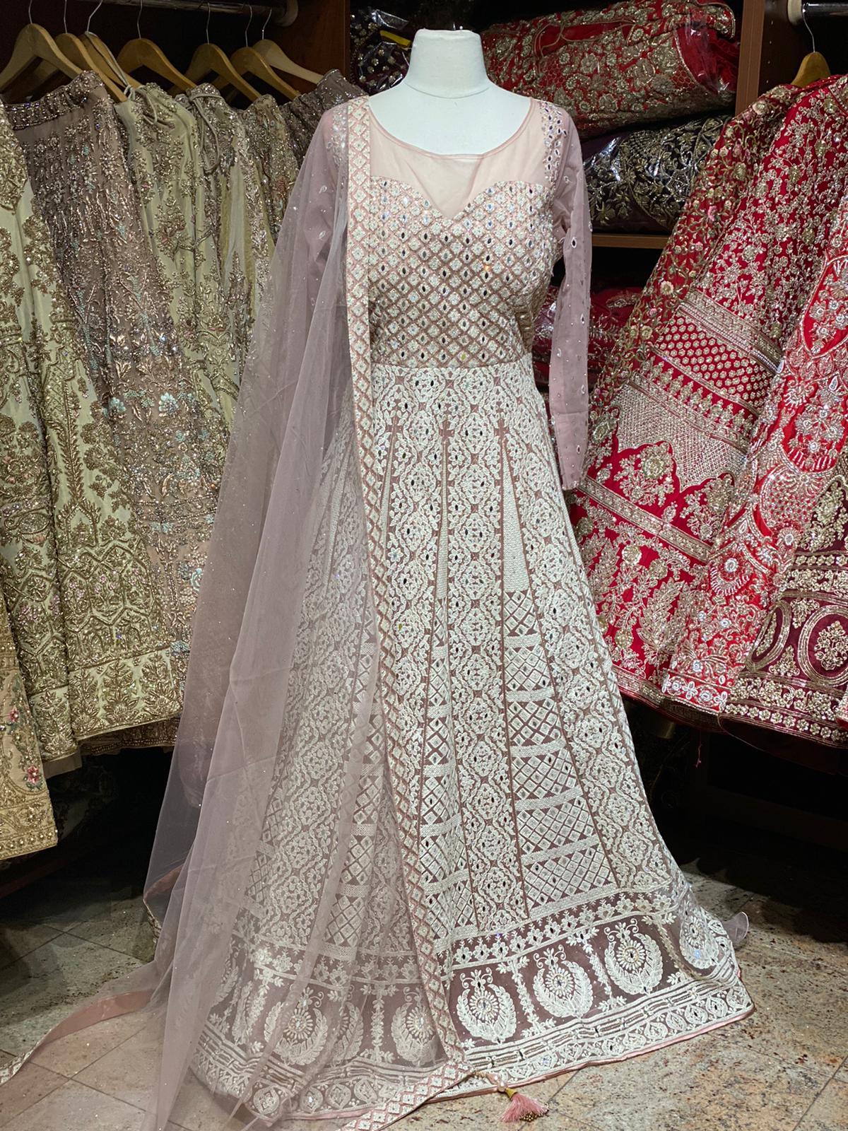 Petal Pink XXL Anarkali PWA-008