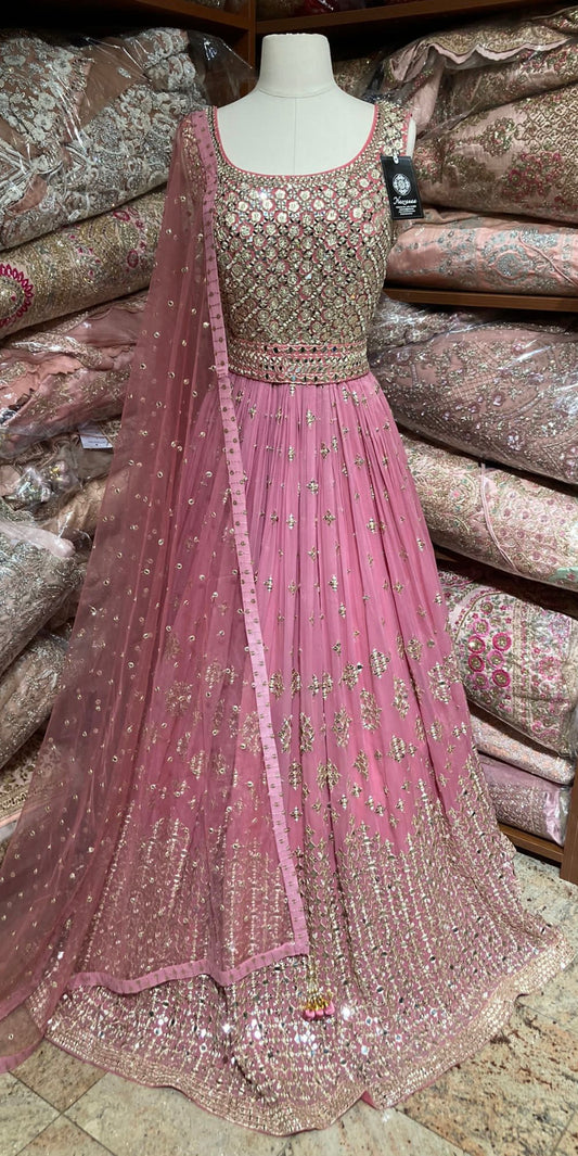 Power Pink Anarkali PWA-138