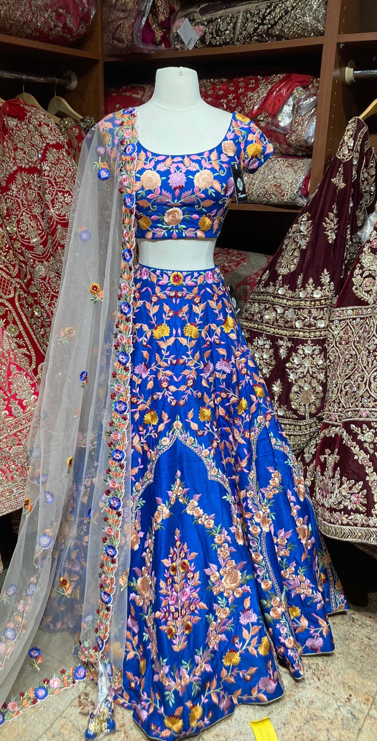 Sapphire Blue Unmissable  Rangaadi Party Wear Collection PWC-057