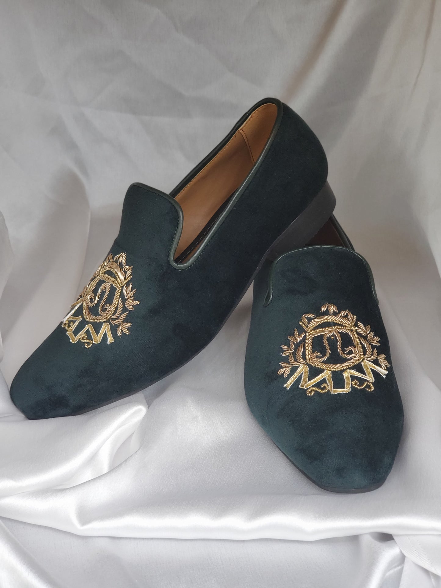 Mens Embellished Loafers