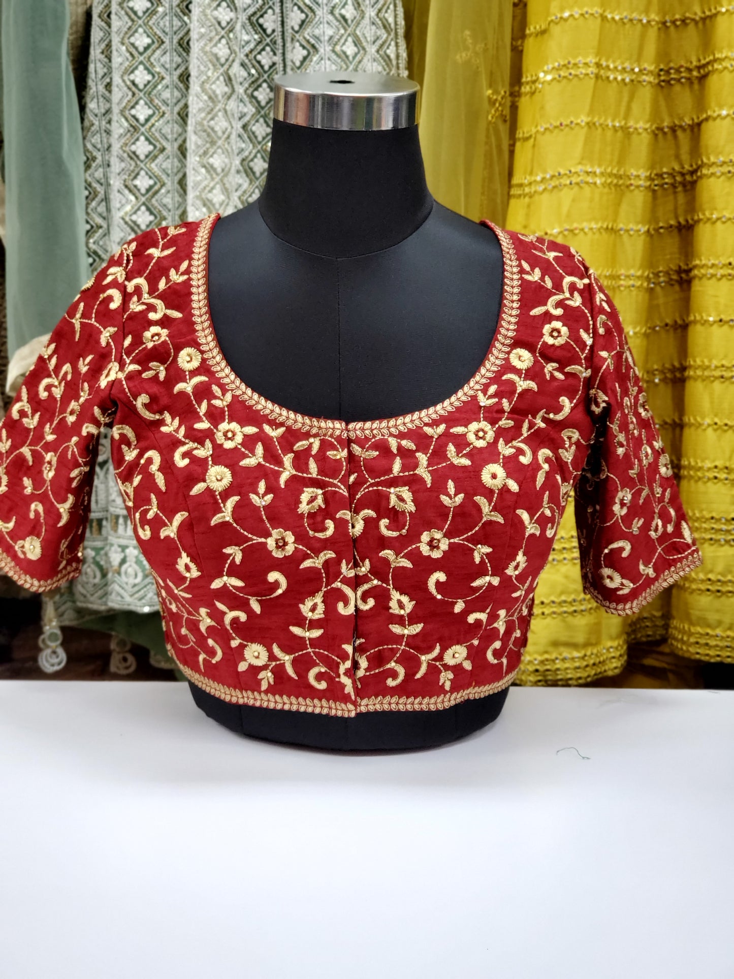 Fancy Embroidered Blouse R1S28