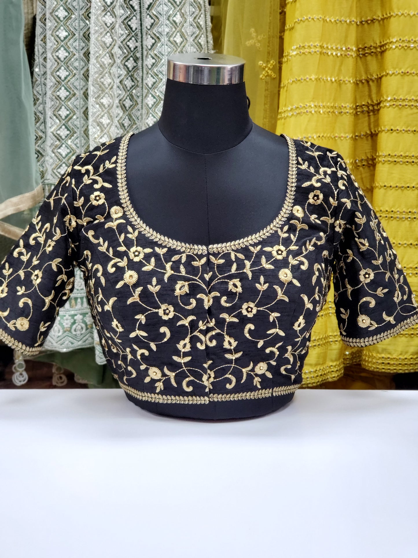 Fancy Embroidered Blouse R1S28