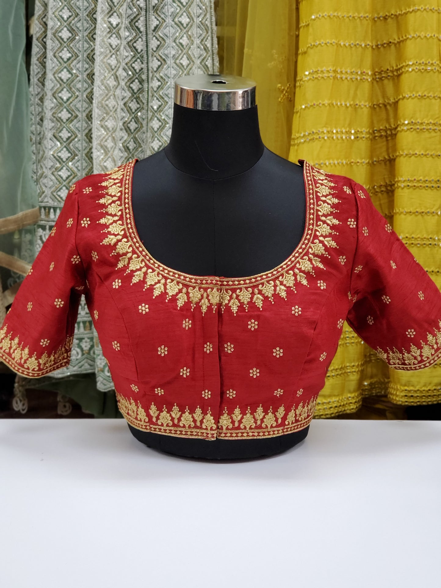 Fancy Embroidered Blouse R1S35