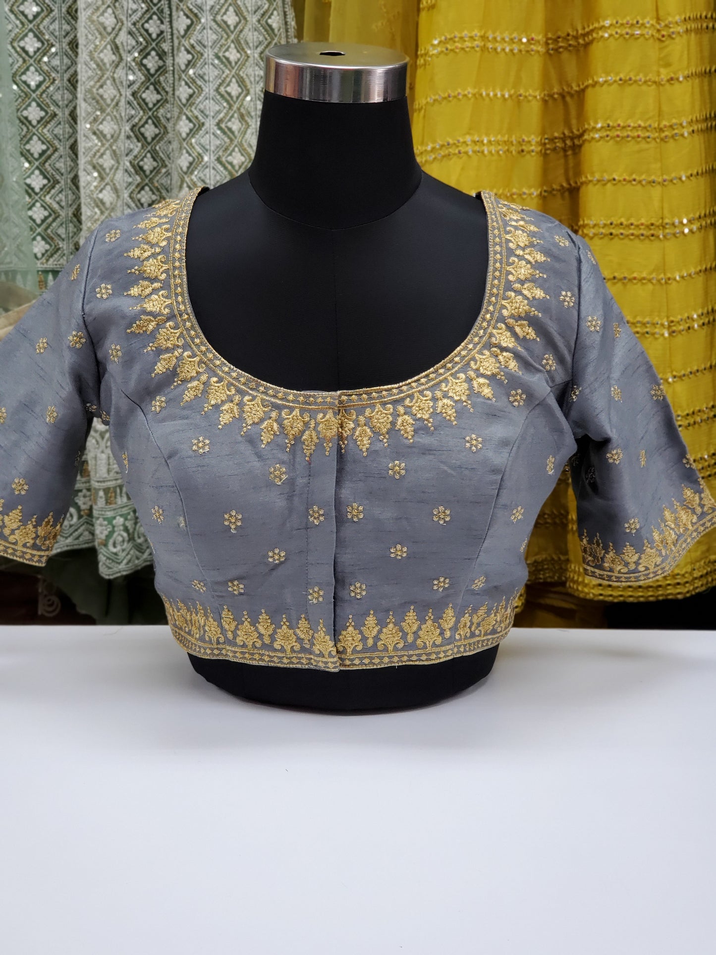 Fancy Embroidered Blouse R1S35