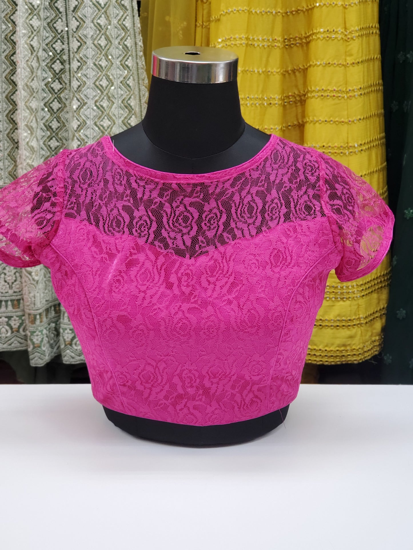 Fancy Mesh Blouse R1S27