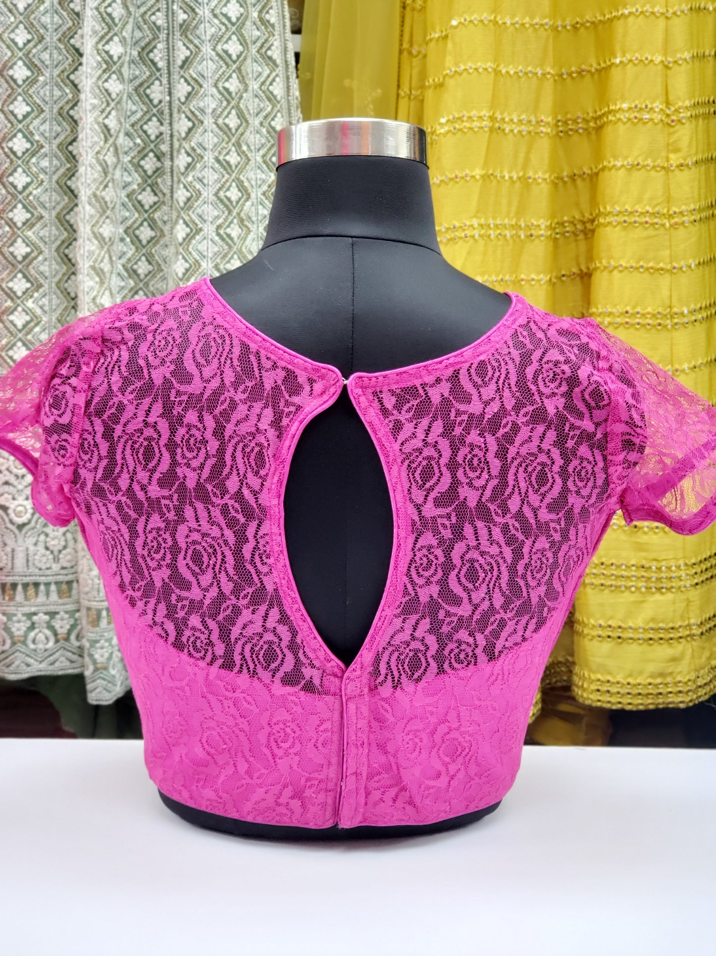 Fancy Mesh Blouse R1S27