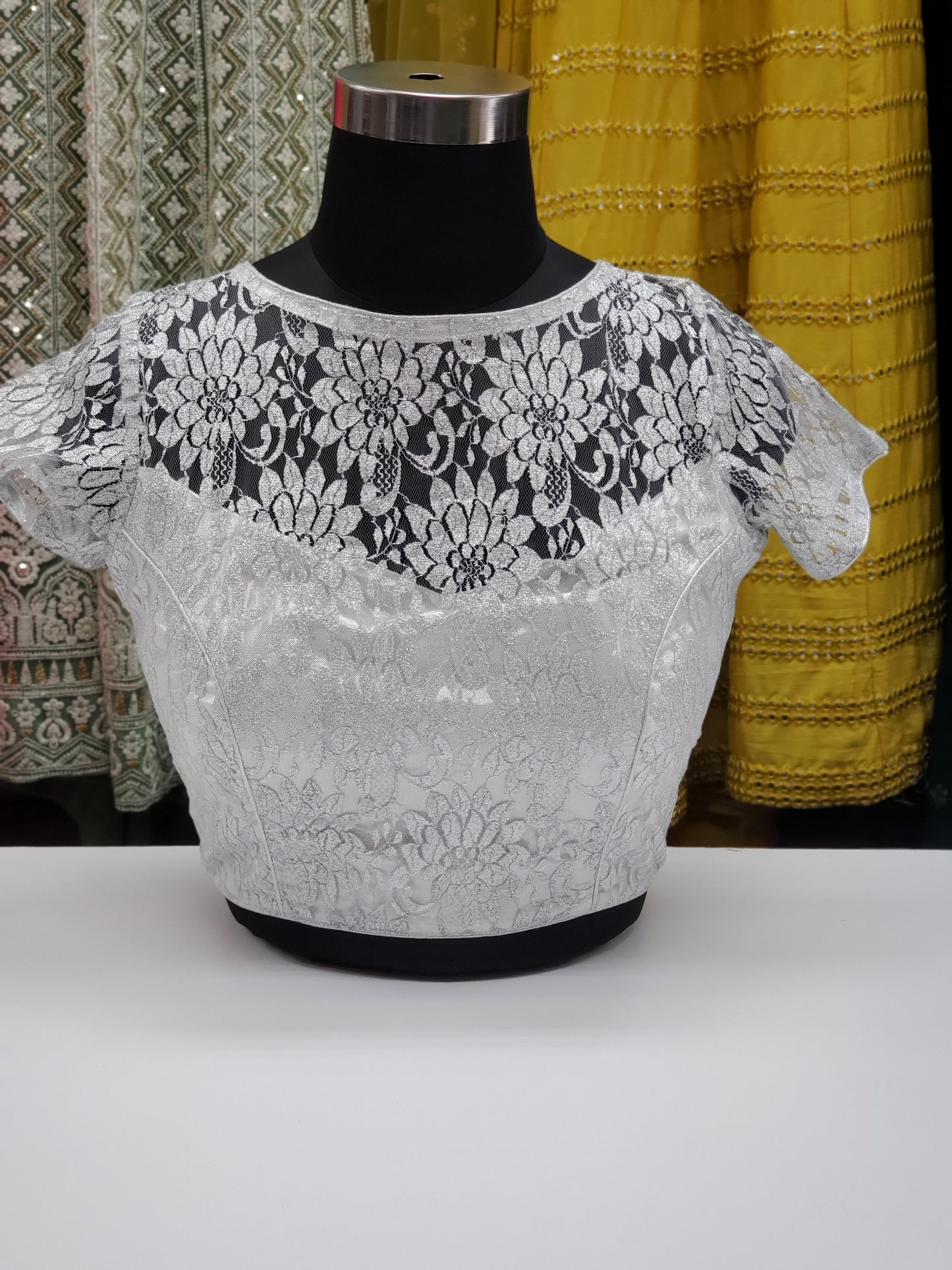 Fancy Mesh Blouse R1S27