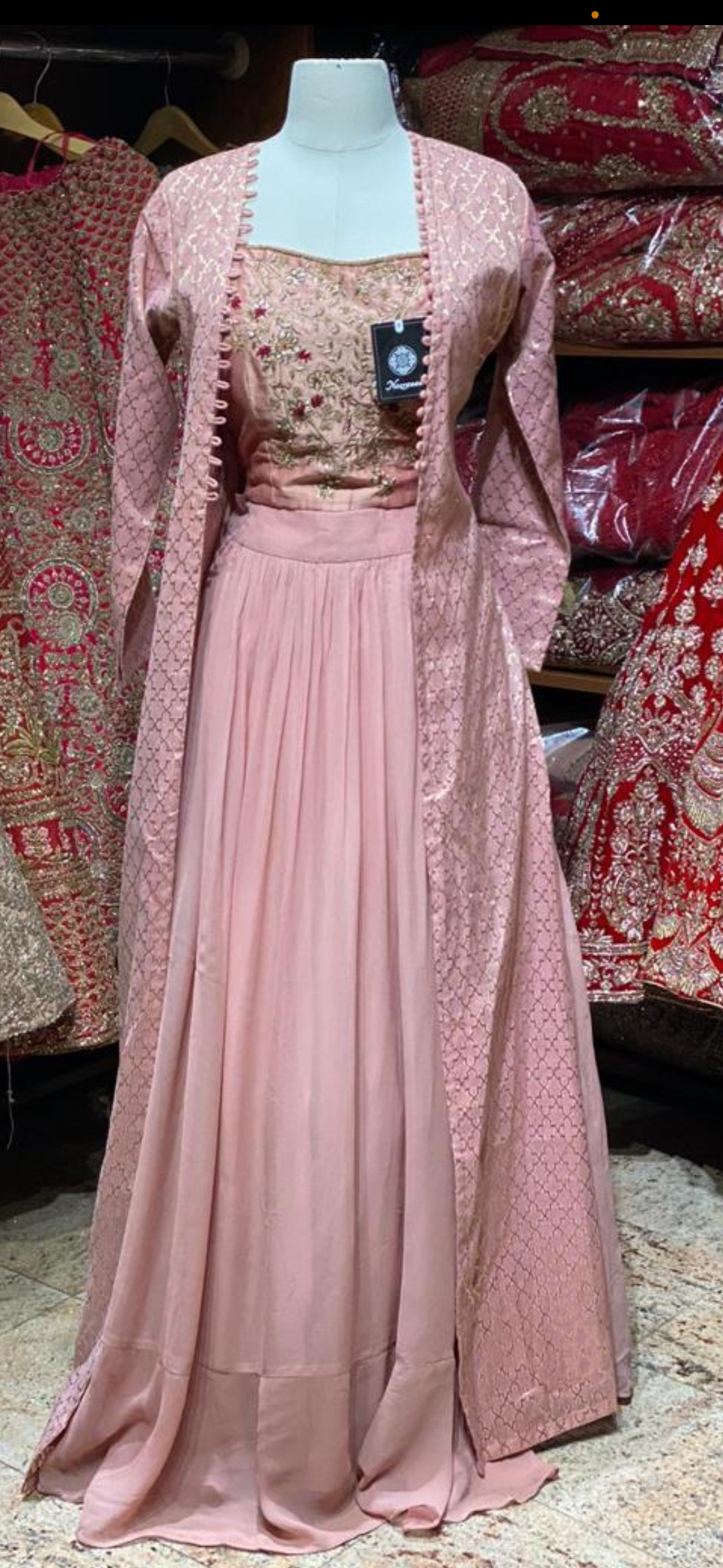 Dusky Rose Party Wear Suit Collection PWS-053