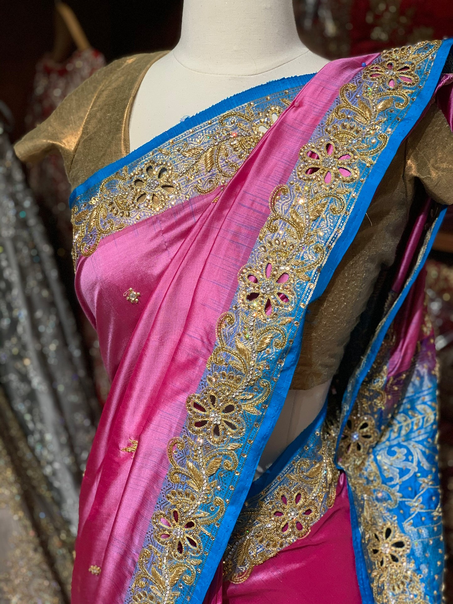 Pink Pure Silk Kanjeevaram Saree