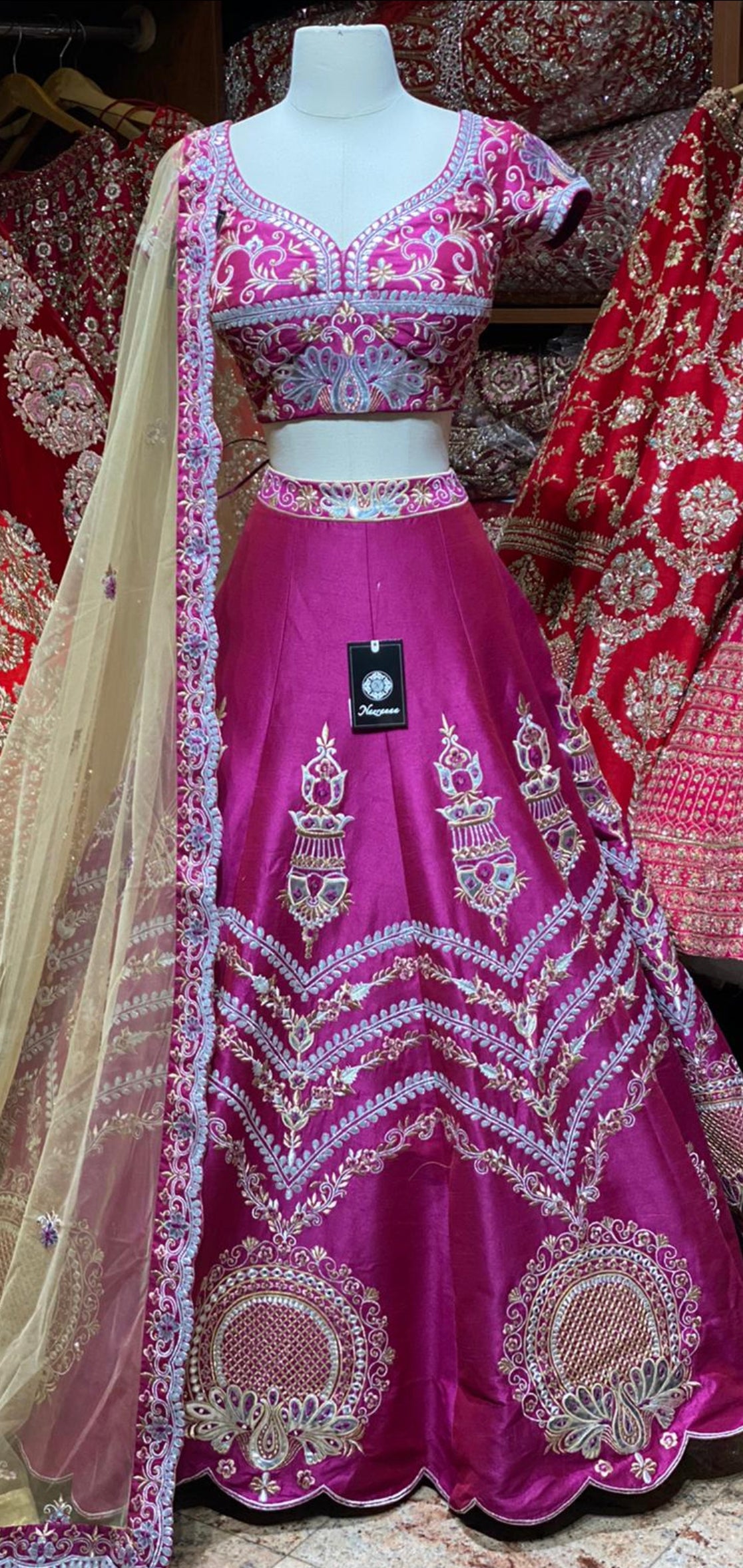 Barbie Pink Unmissable Rangaadi Party Wear Collection PWC-005