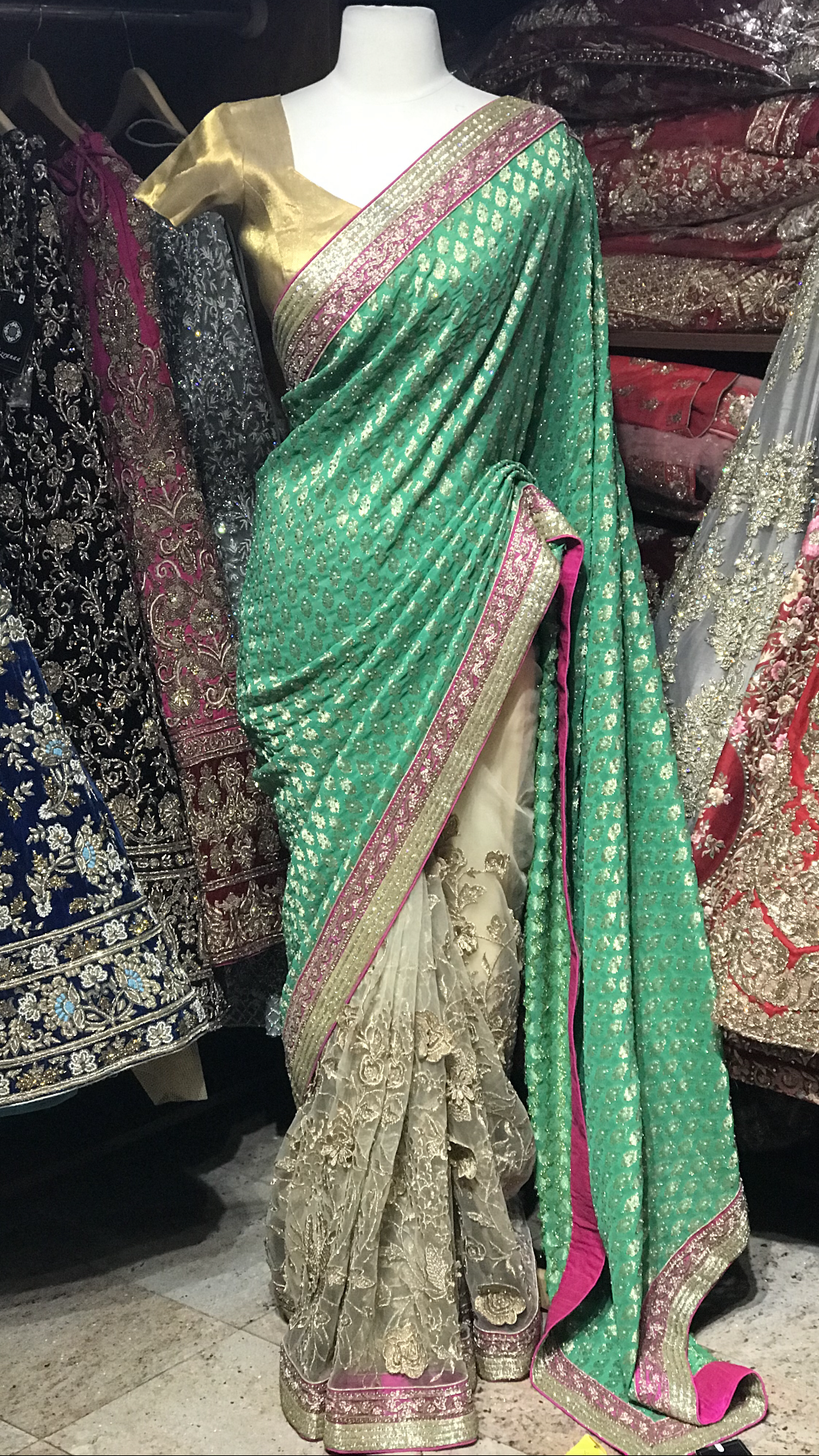 Half & Half Sarees