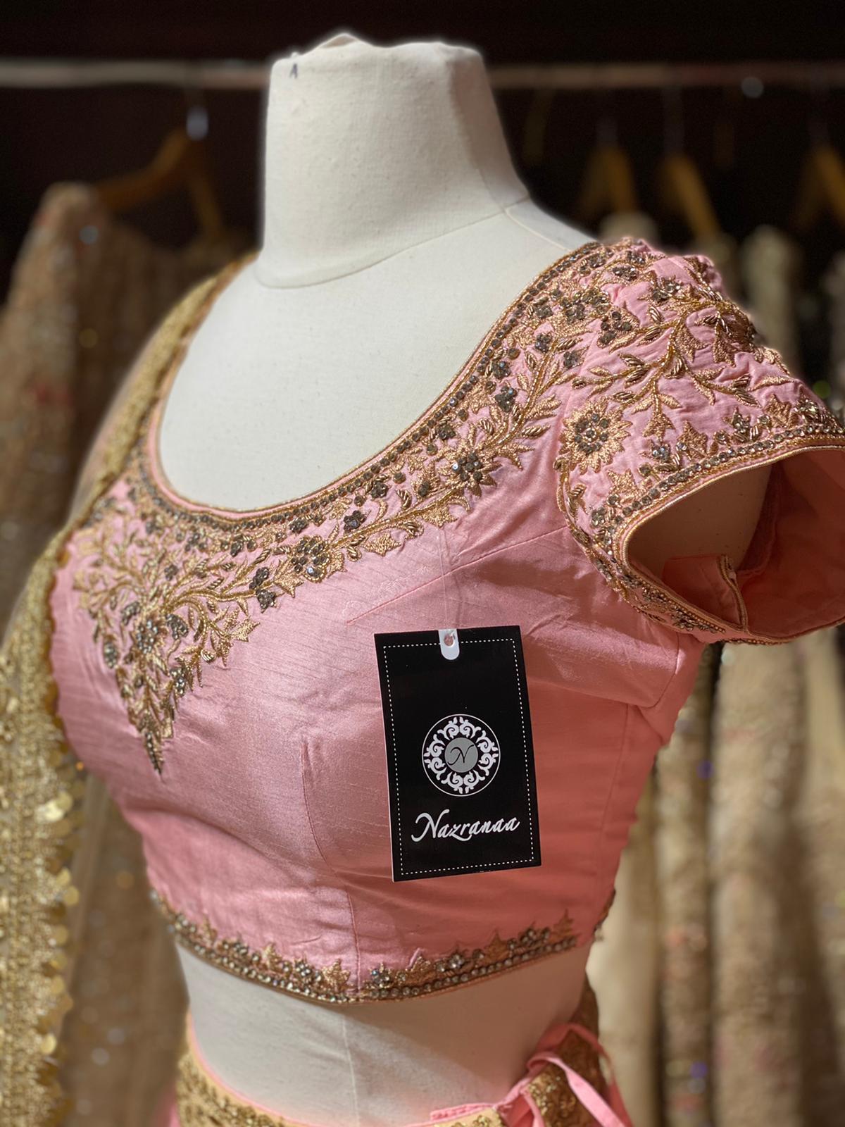 Taffy Pink Bridesmaids Lehenga BML-018