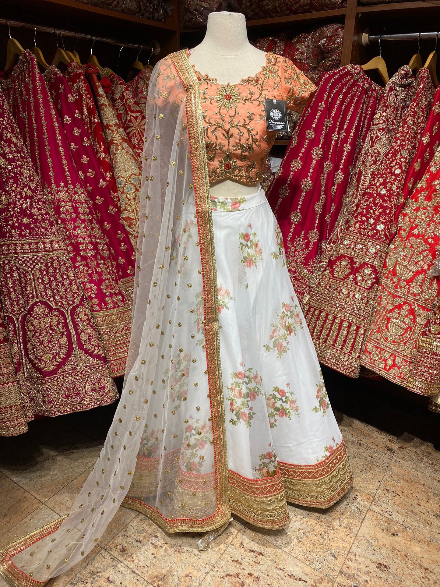 Jasmine White New Era Party Wear Collection PWL-456
