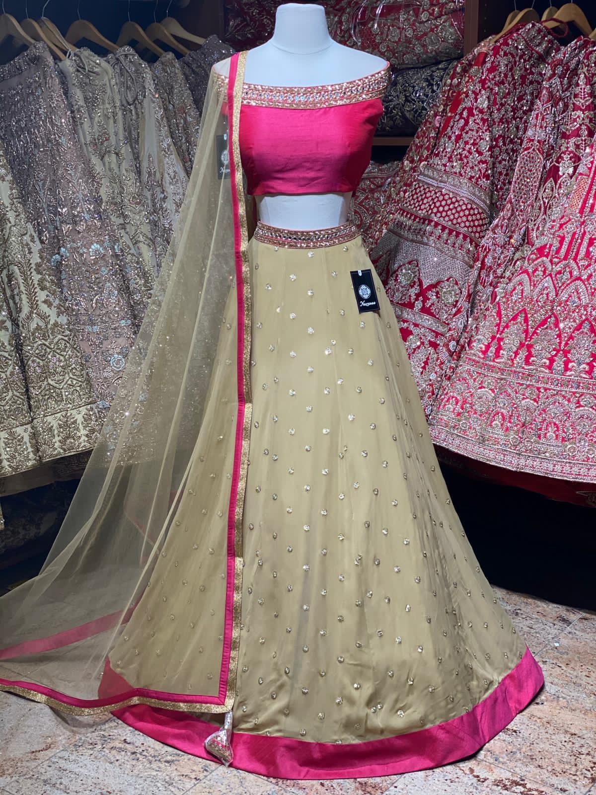 Concord Ivory Bridesmaids Lehenga BML-008