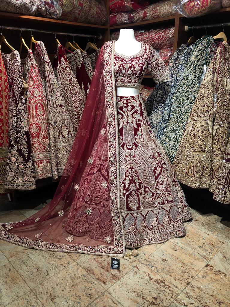 Maroon Persian Bridal Collection -42