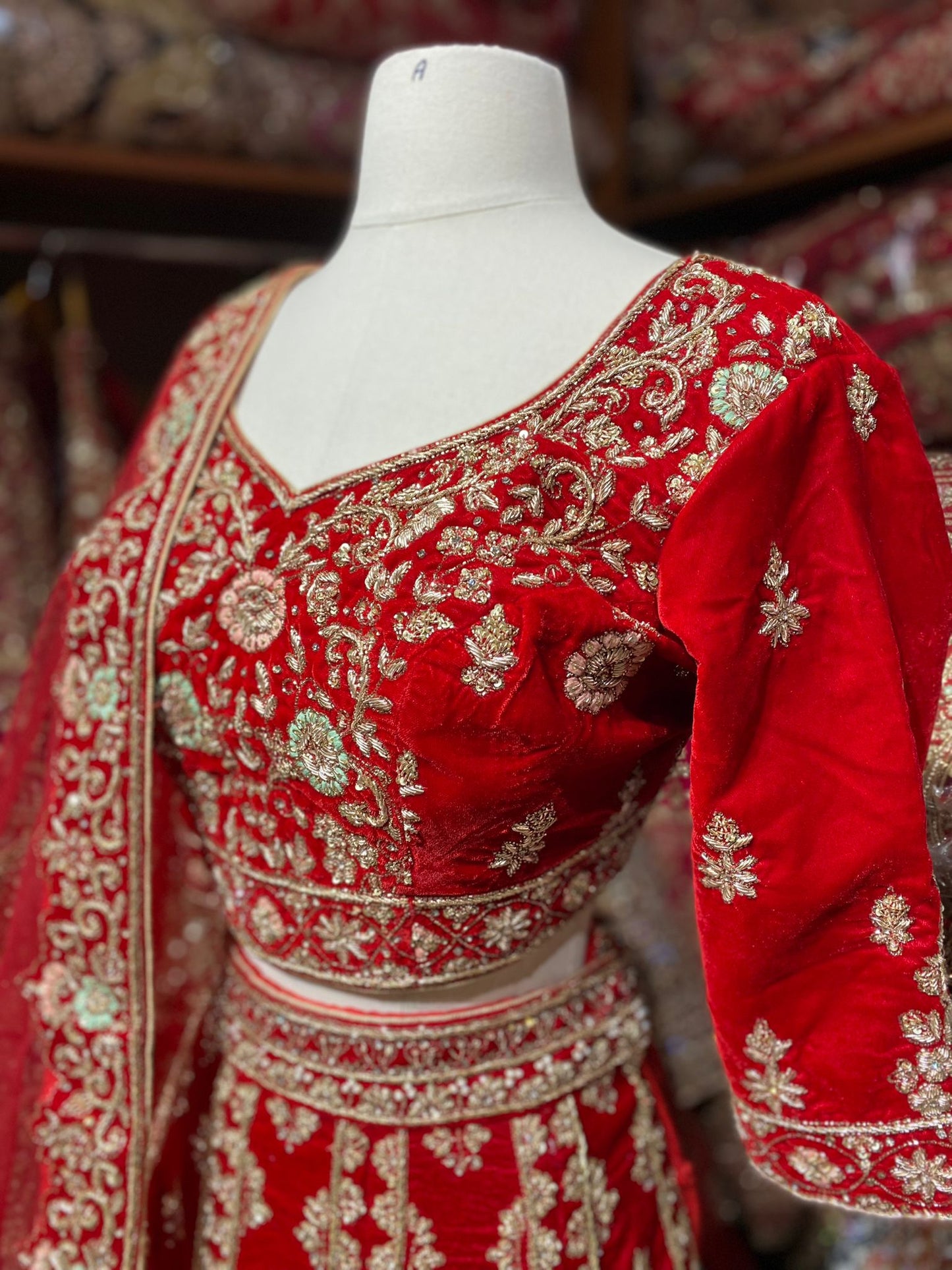 Ruby Red Persian Bridal Collection -35