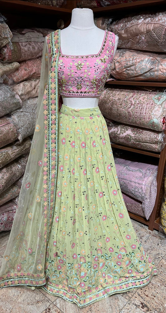 Tea Green New Era Party Wear Collection PWL-600