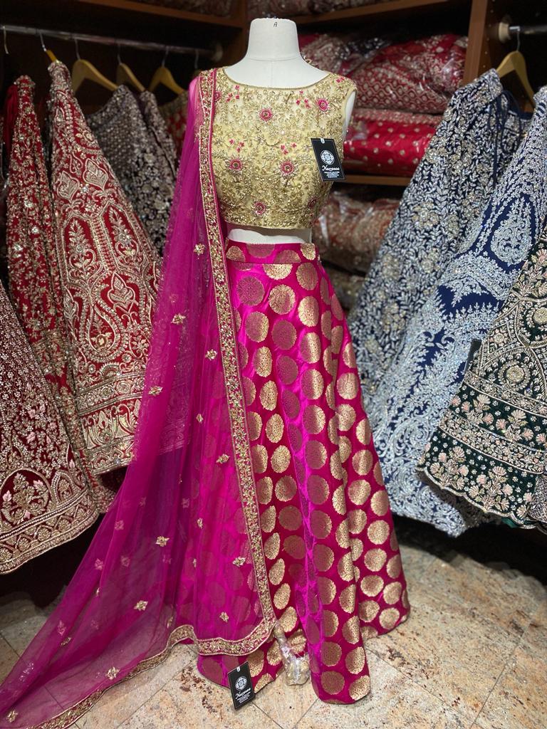 Persian Rose Pink New Era Party Wear Collection PWL-497