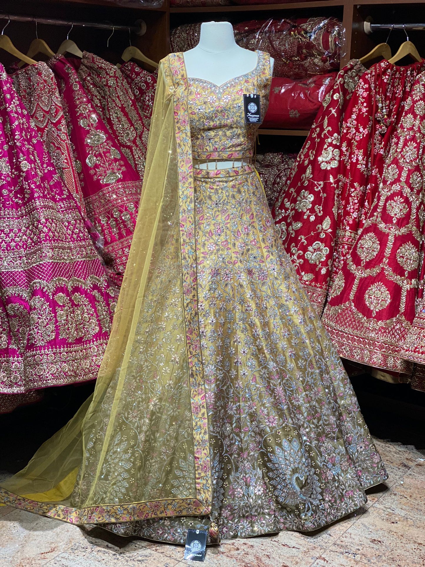 Jasmine Yellow Digital Print New Era Party Wear Collection PWL-236