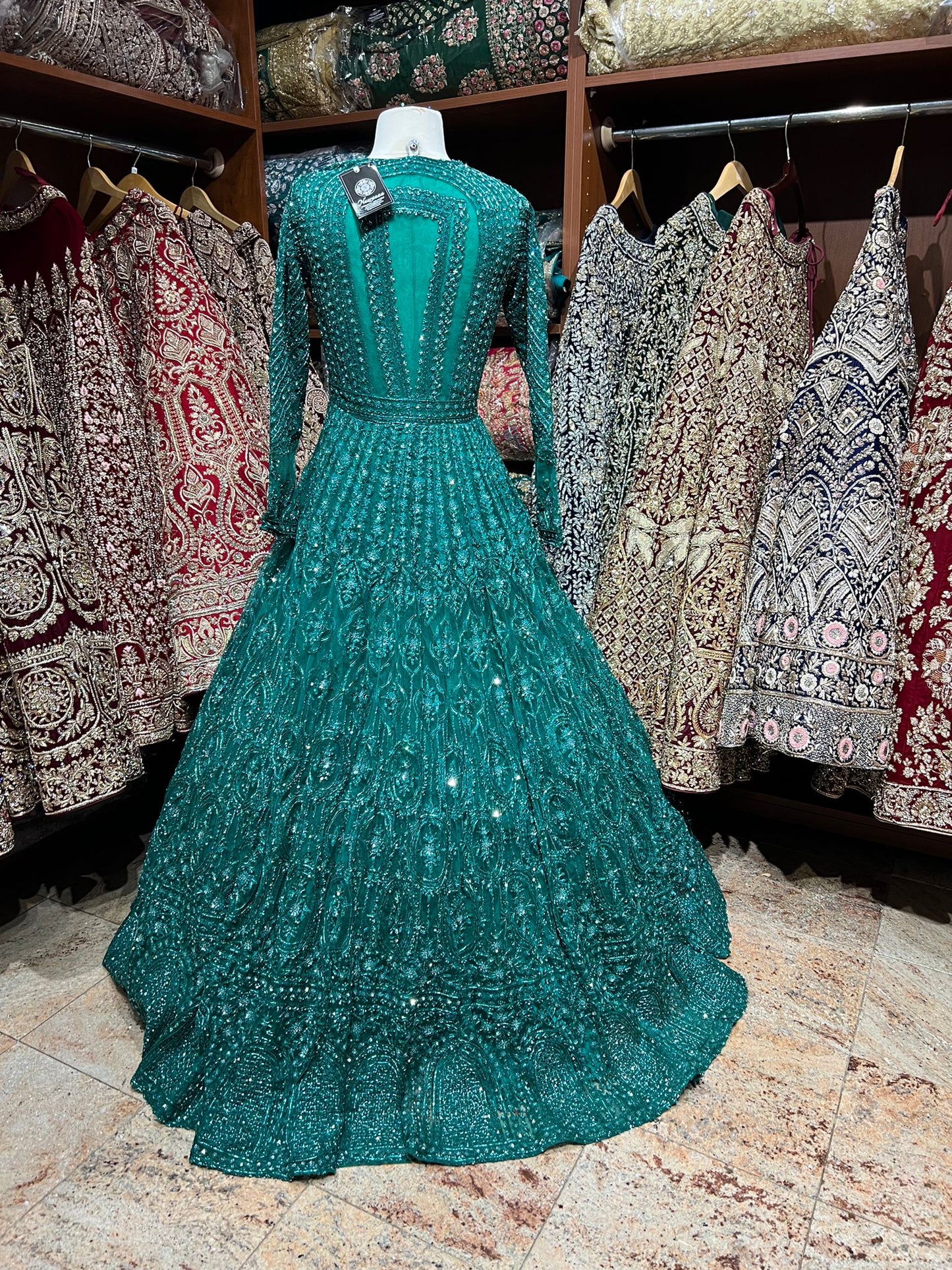 Emerald Green Special Edition Gown PWG-010