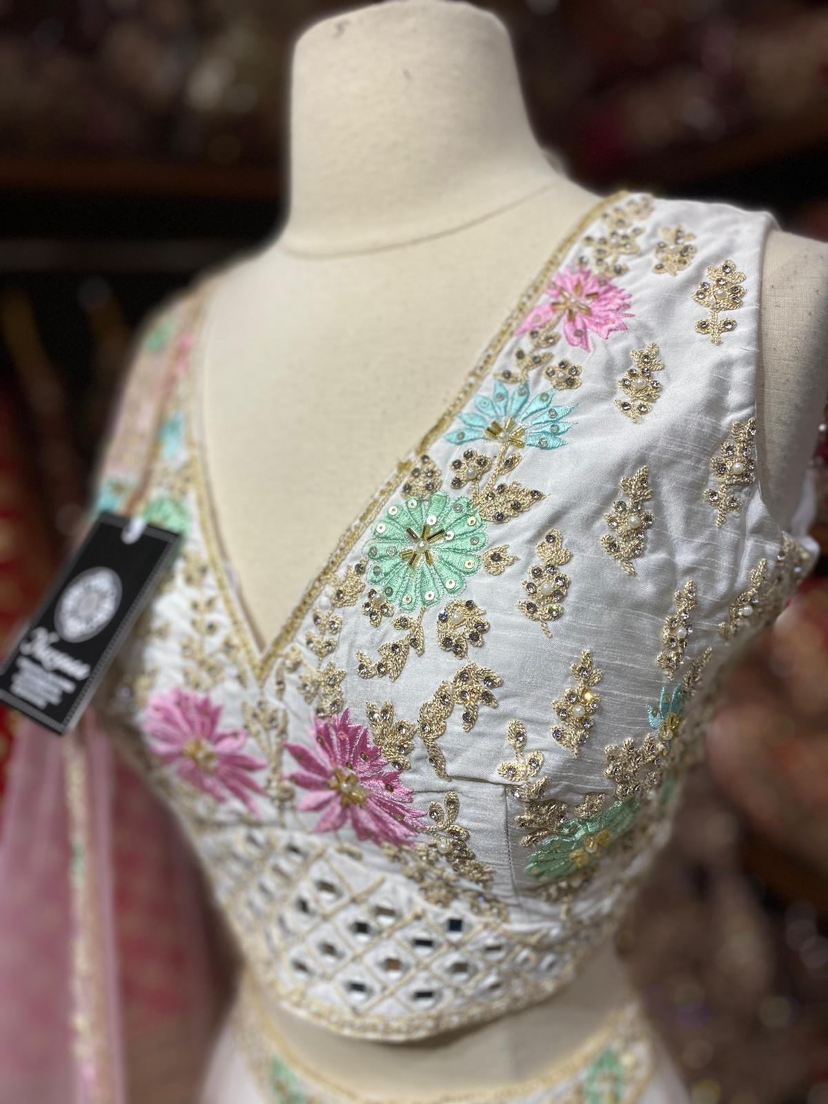 Pearl White New Era Party Wear Collection PWL-500