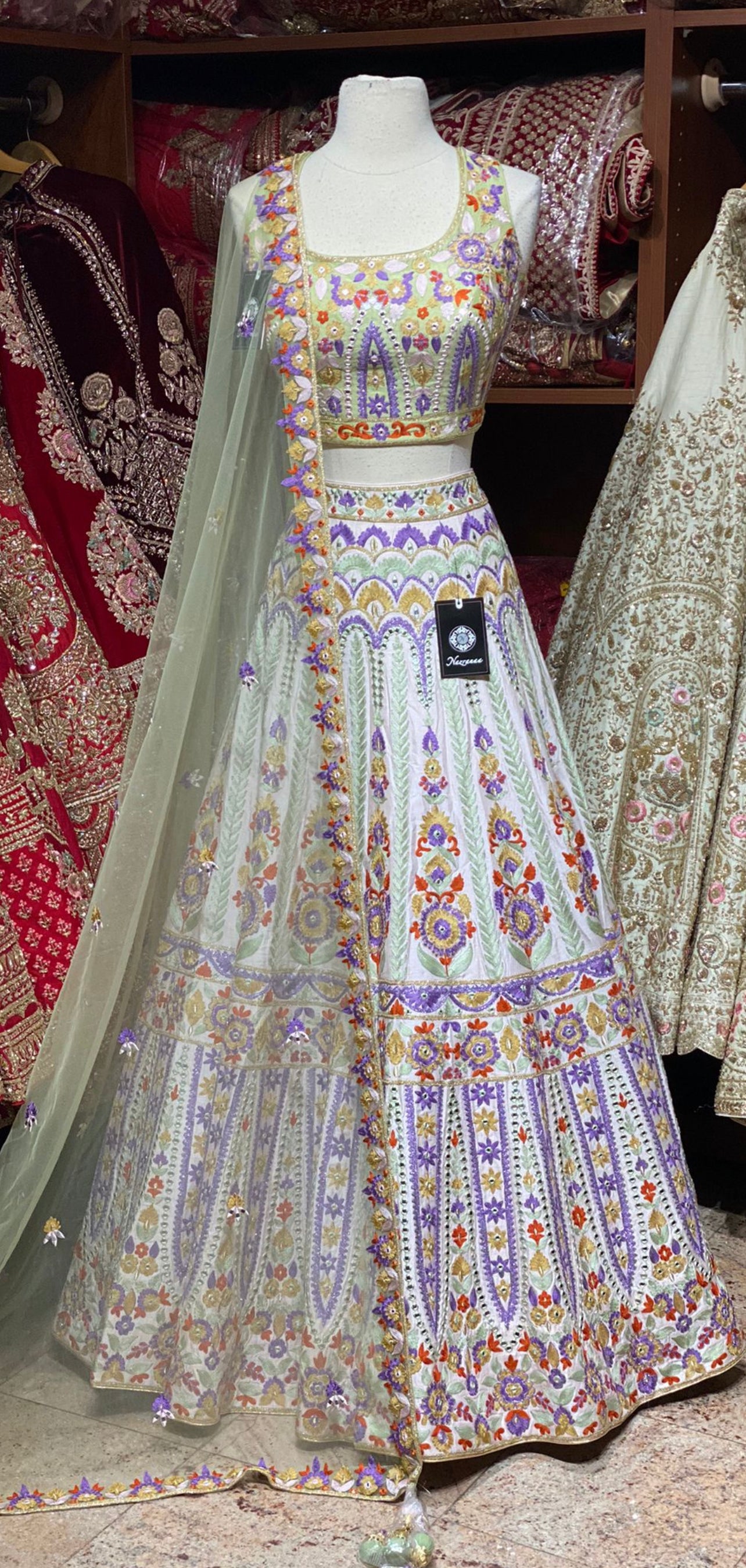 Ivory Cream Unmissable Rangaadi Party Wear Collection PWC-044