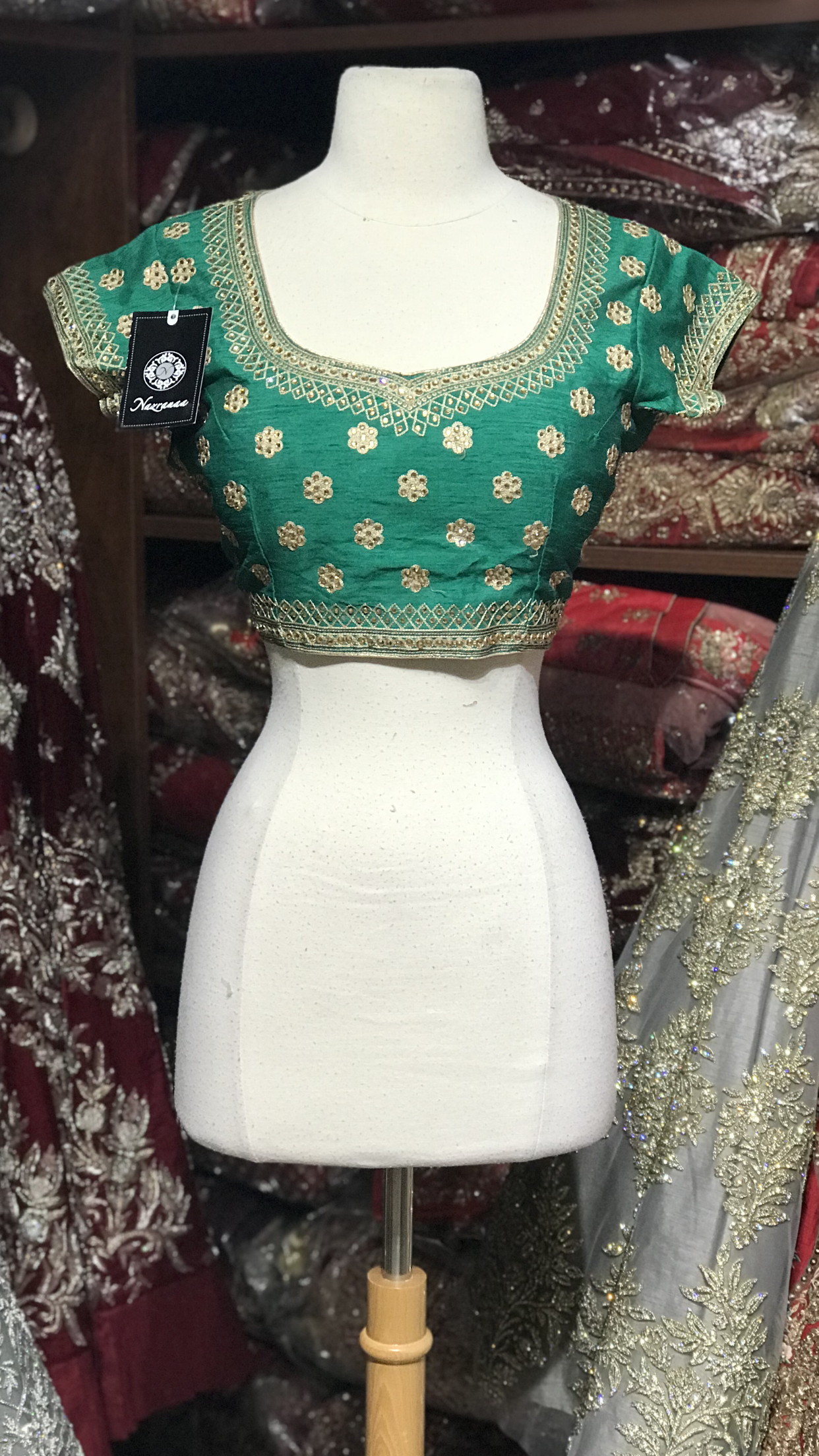 Green Size 38 Blouse