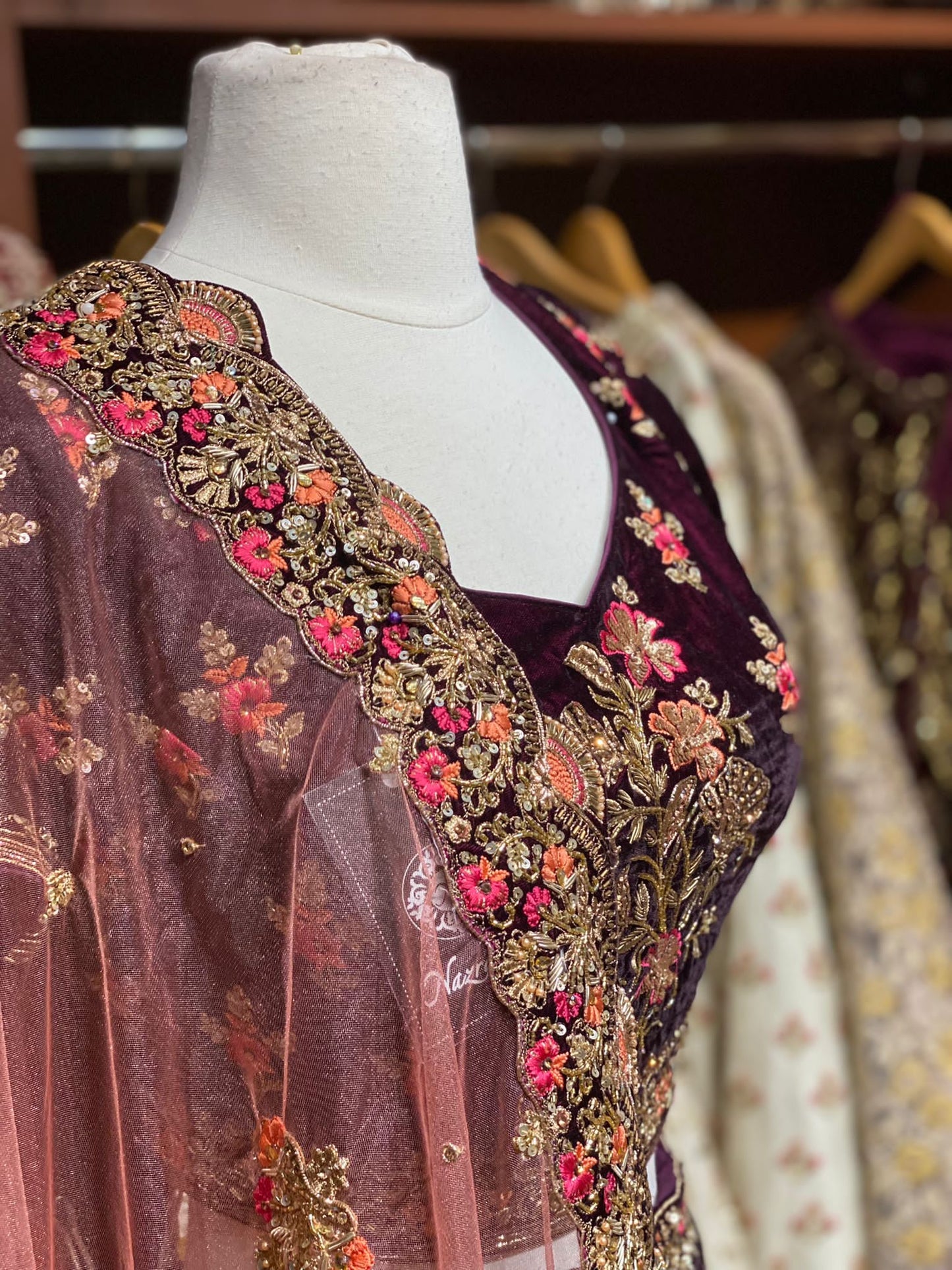 Wine Purple Persian Bridal Collection- 28