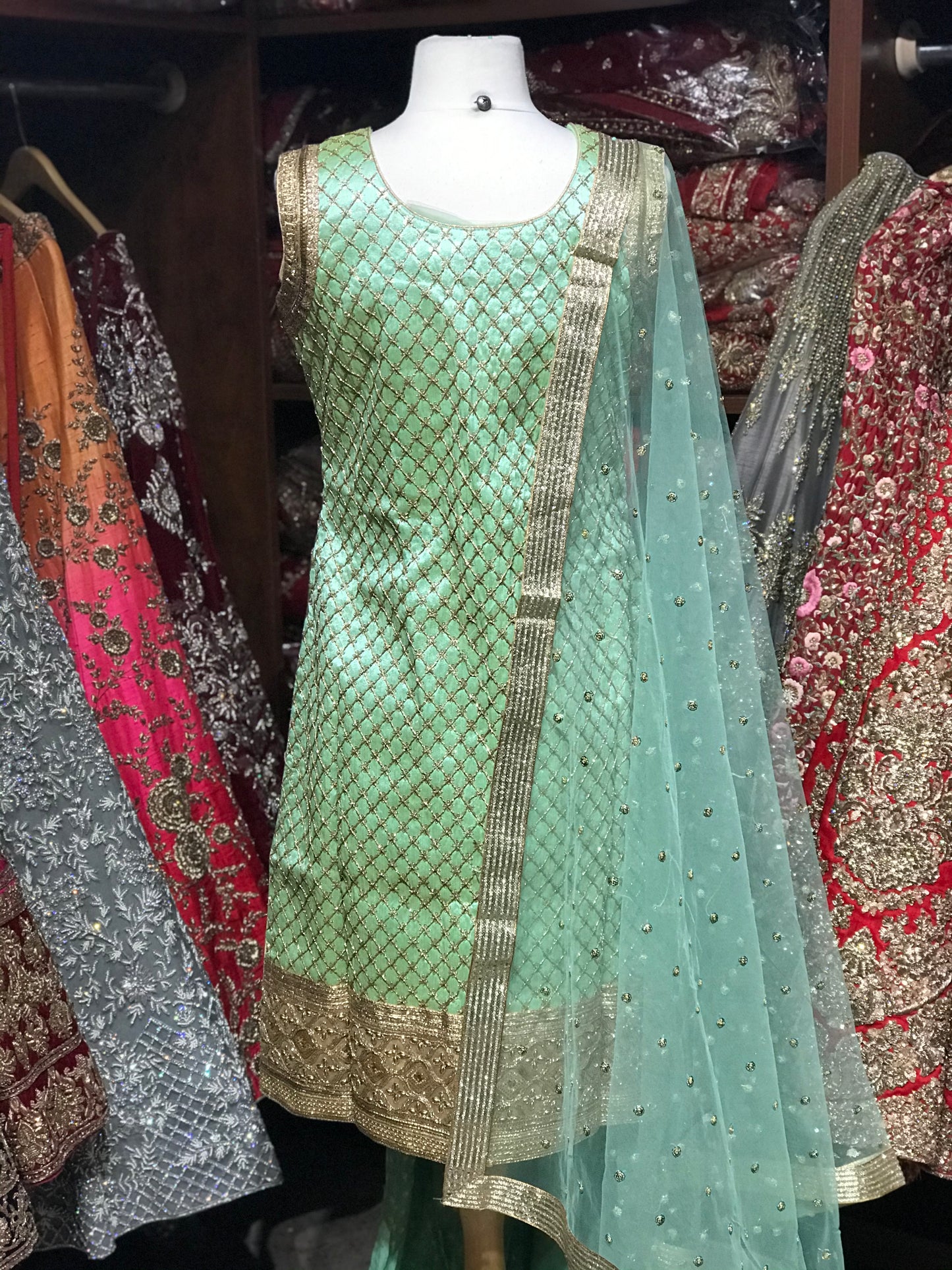 Silk Size 38 Special Sharara Suit