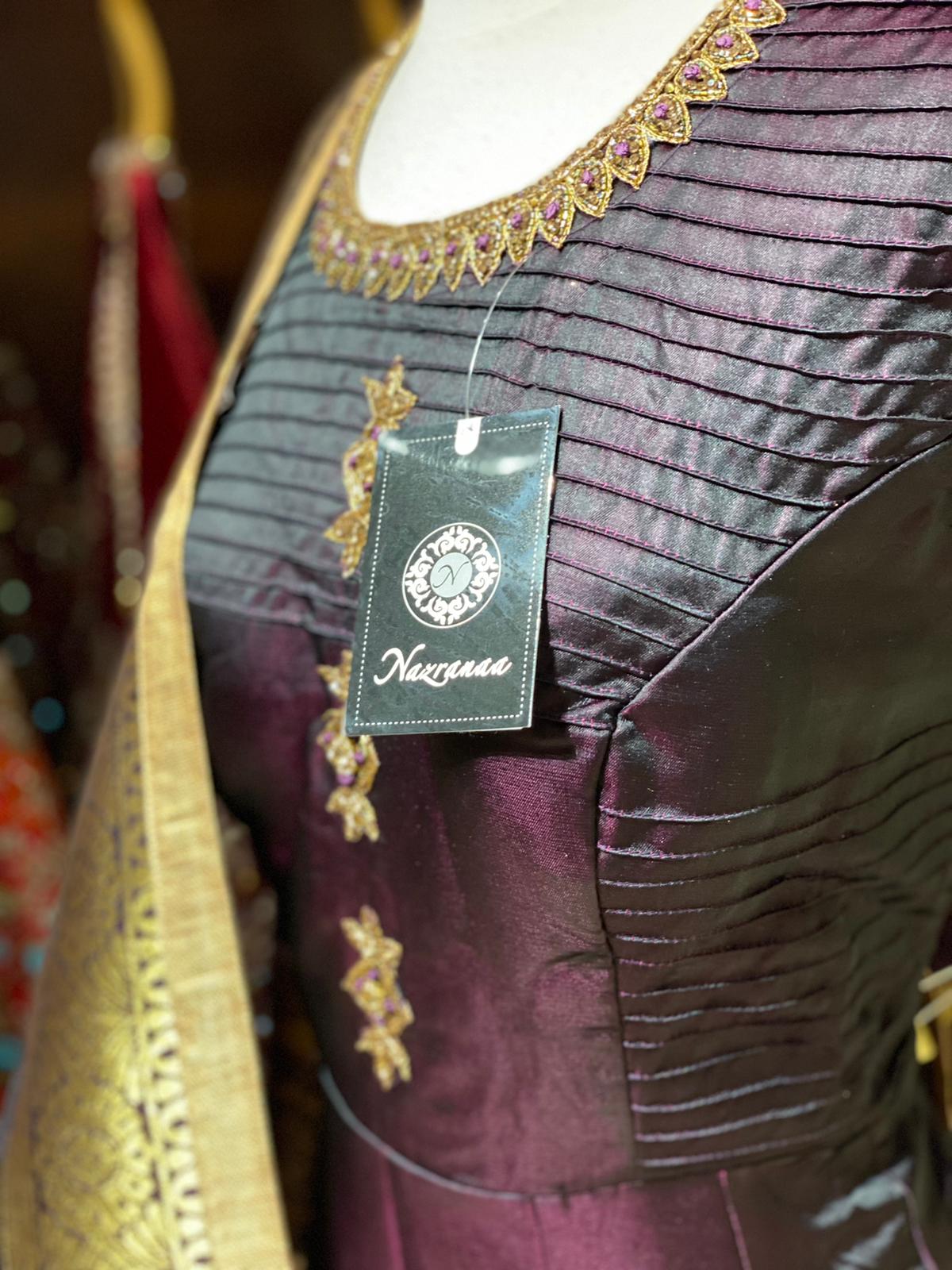 Byzantium Purple Anarkali PWA-085