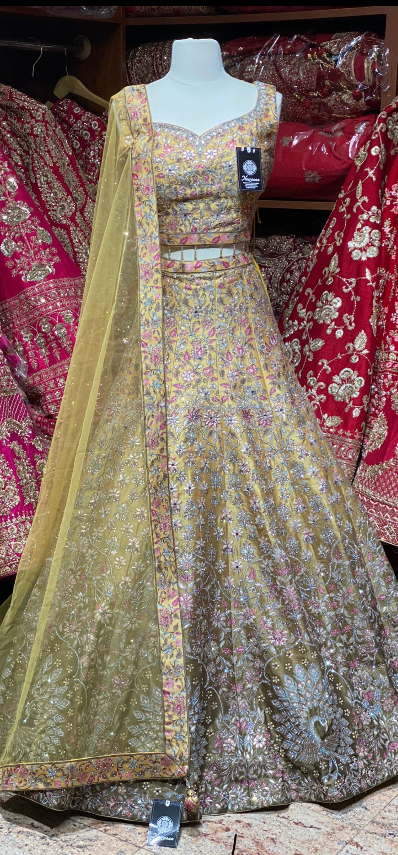 Jasmine Yellow Digital Print New Era Party Wear Collection PWL-236