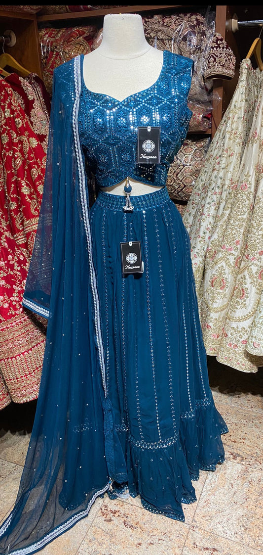 Prussian Blue New Era Party Wear Collection PWL-334